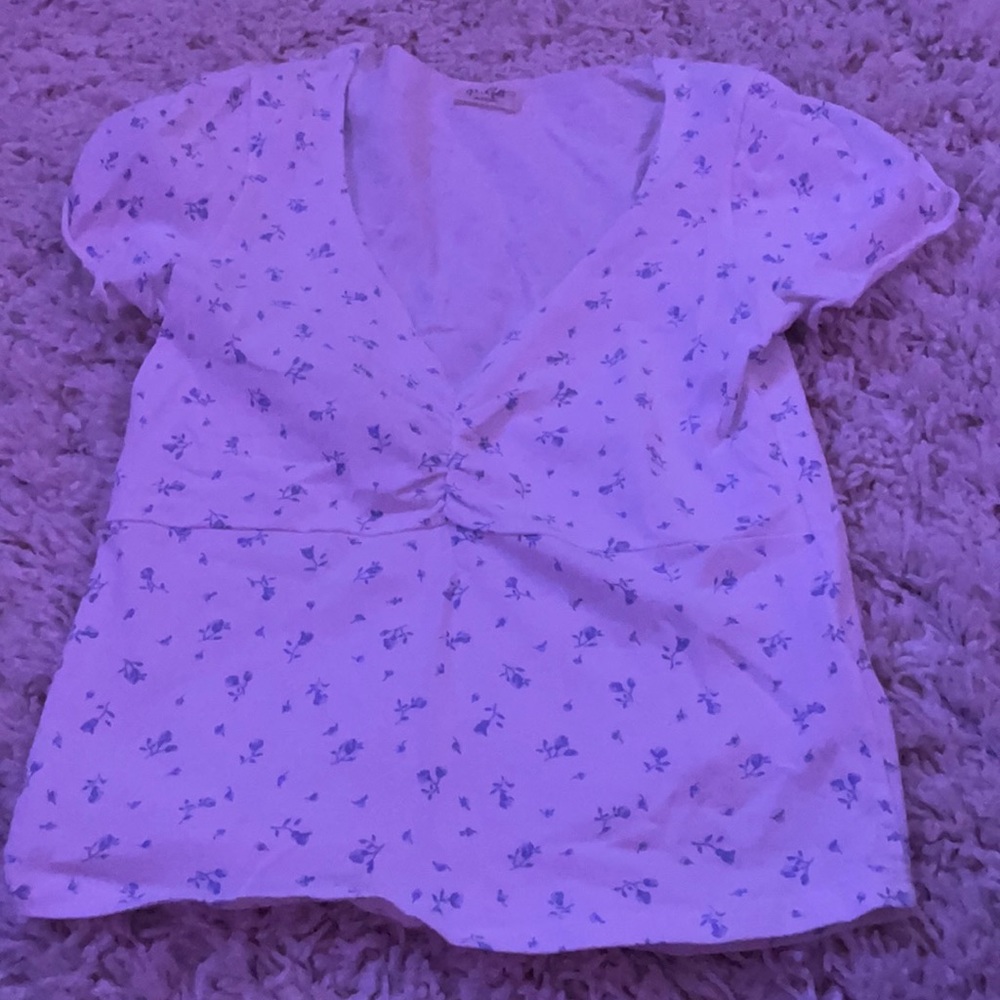 blue floral gina